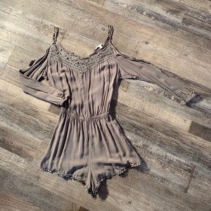 Charlotte Russe Olive Green Romper